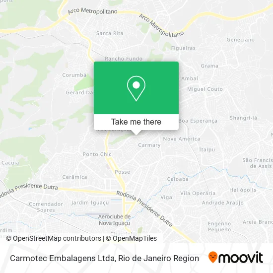 Carmotec Embalagens Ltda map