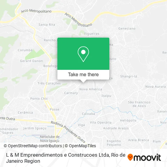 L & M Empreendimentos e Construcoes Ltda map