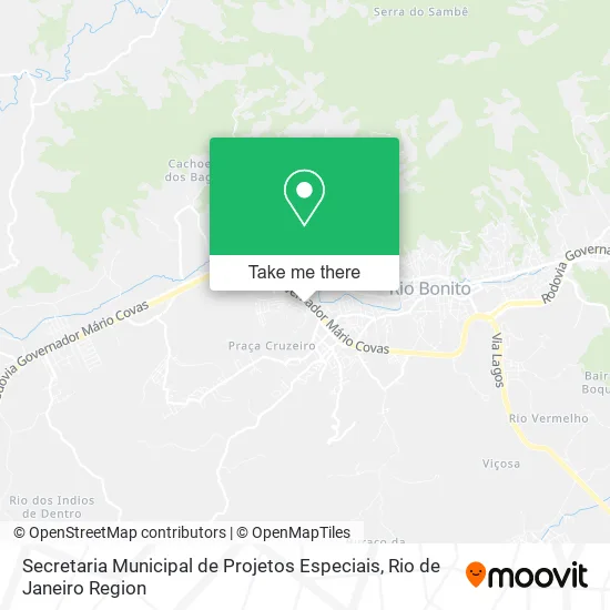 Secretaria Municipal de Projetos Especiais map