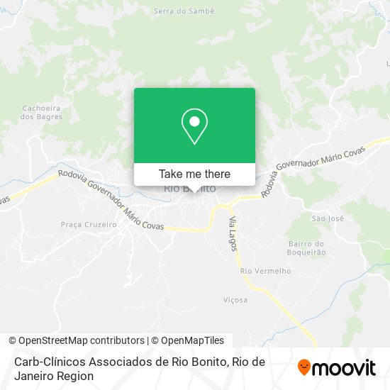 Carb-Clínicos Associados de Rio Bonito map