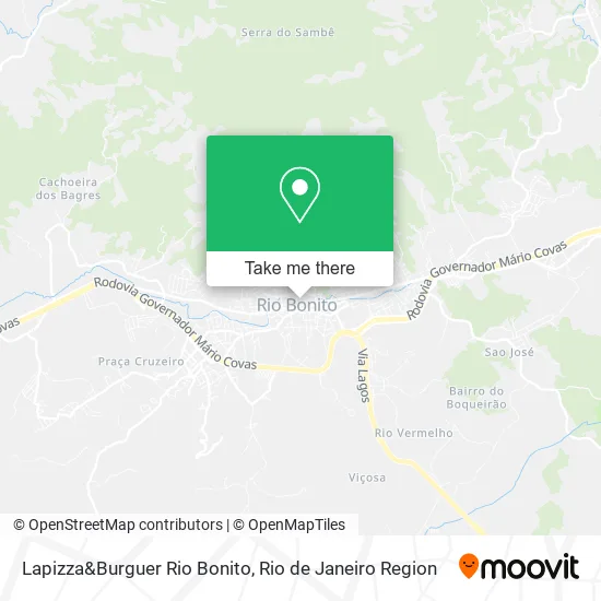Lapizza&Burguer Rio Bonito map