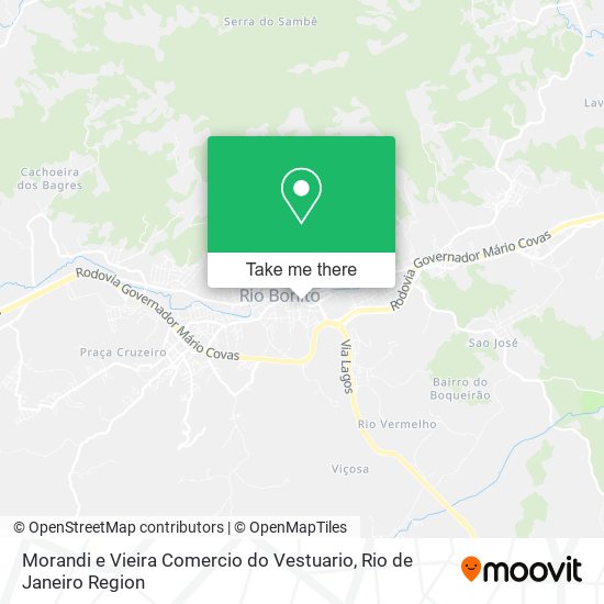 Morandi e Vieira Comercio do Vestuario map