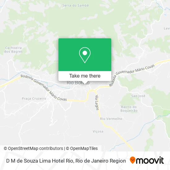 D M de Souza Lima Hotel Rio map