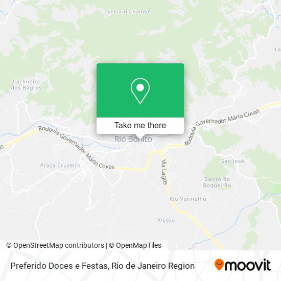 Preferido Doces e Festas map
