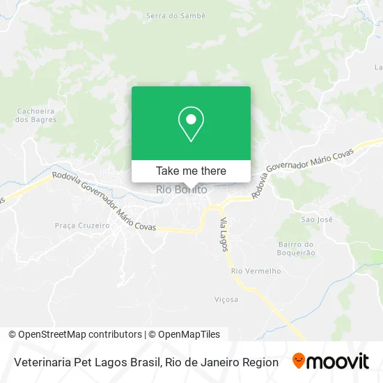 Veterinaria Pet Lagos Brasil map
