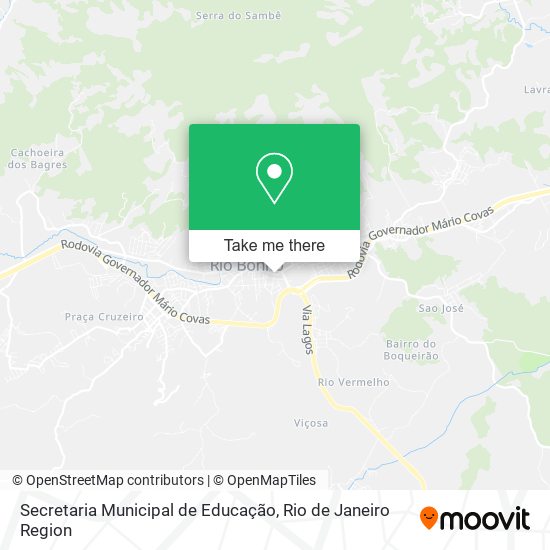Secretaria Municipal de Educação map
