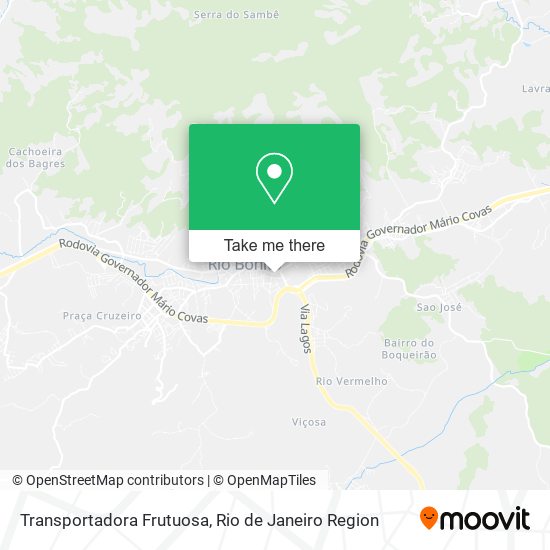 Transportadora Frutuosa map