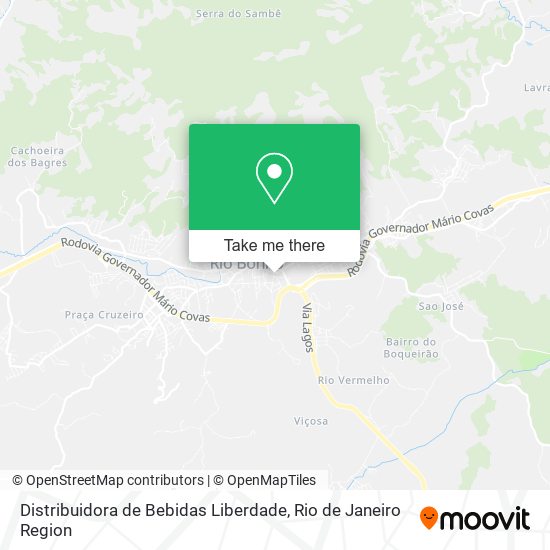 Distribuidora de Bebidas Liberdade map