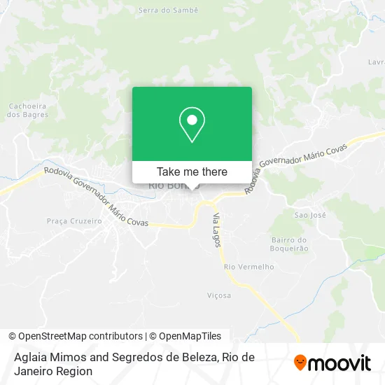 Aglaia Mimos and Segredos de Beleza map