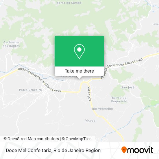 Doce Mel Confeitaria map