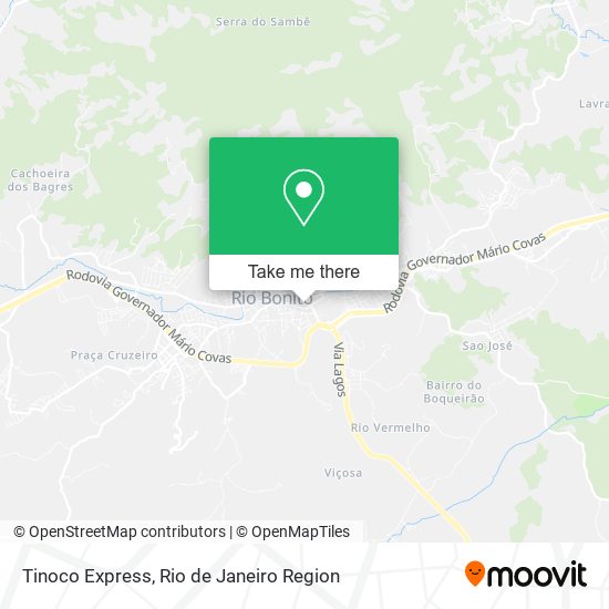 Tinoco Express map