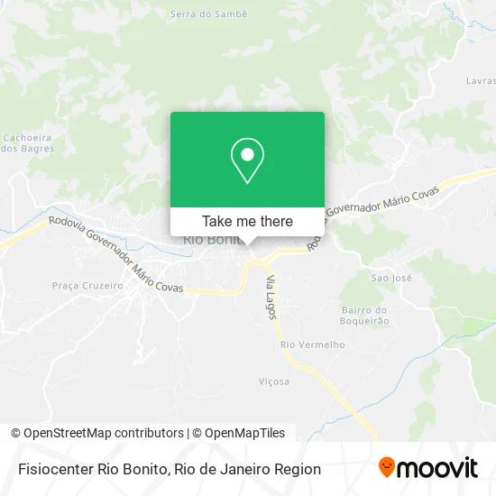 Fisiocenter Rio Bonito map