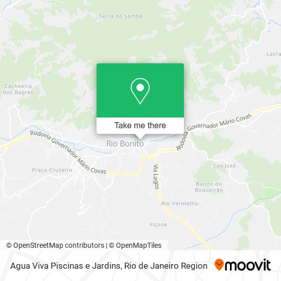 Agua Viva Piscinas e Jardins map