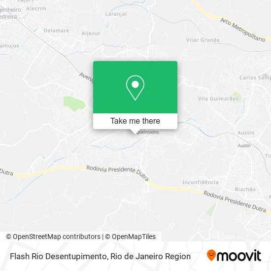 Flash Rio Desentupimento map