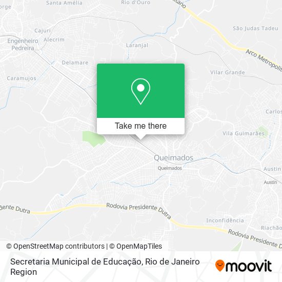 Secretaria Municipal de Educação map