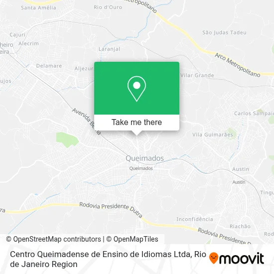 Centro Queimadense de Ensino de Idiomas Ltda map