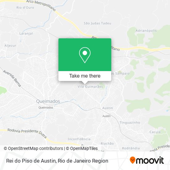 Rei do Piso de Austin map