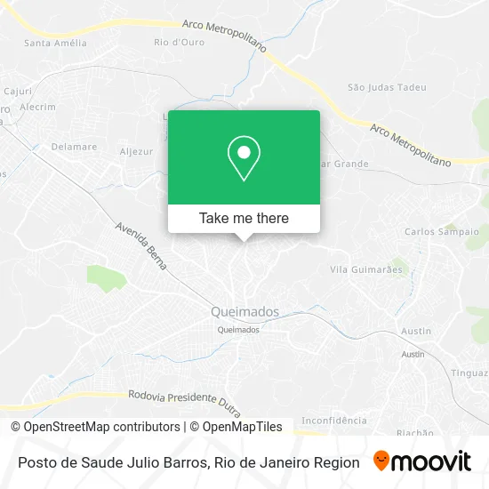 Posto de Saude Julio Barros map