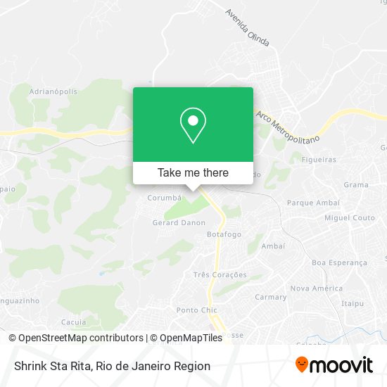 Shrink Sta Rita map