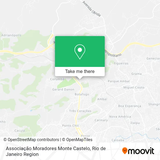 Associação Moradores Monte Castelo map