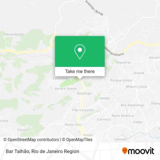 Bar Talhão map