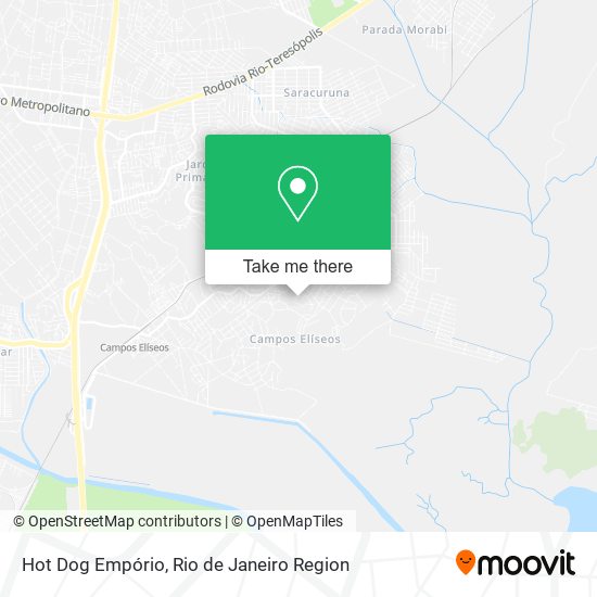Hot Dog Empório map