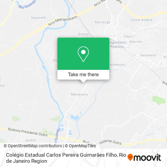 Colégio Estadual Carlos Pereira Guimarães Filho map