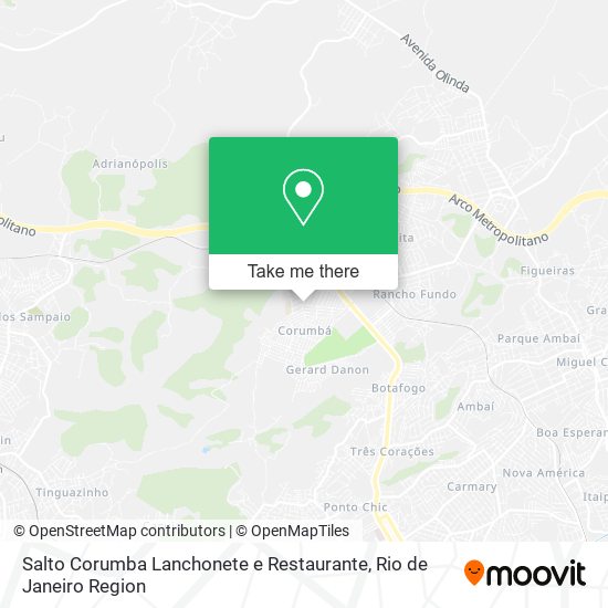 Salto Corumba Lanchonete e Restaurante map
