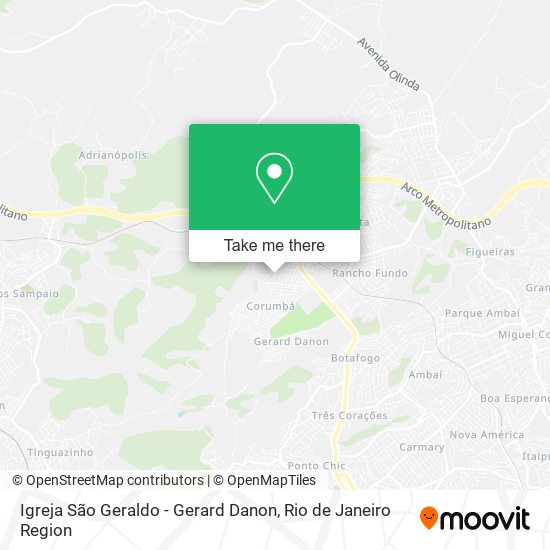 Igreja São Geraldo - Gerard Danon map