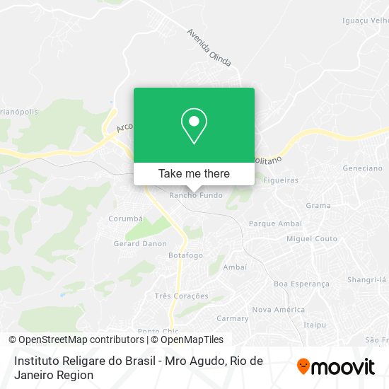 Instituto Religare do Brasil - Mro Agudo map