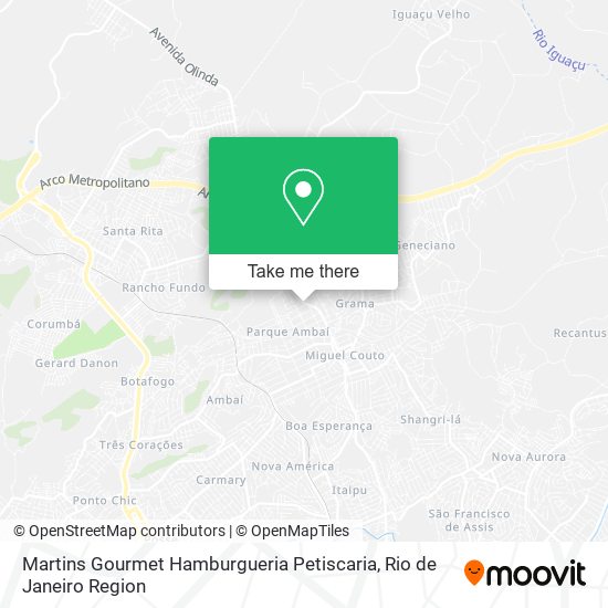 Martins Gourmet Hamburgueria Petiscaria map