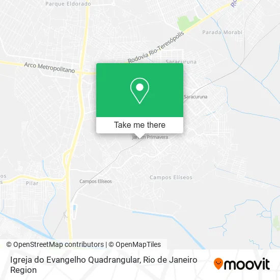 Igreja do Evangelho Quadrangular map