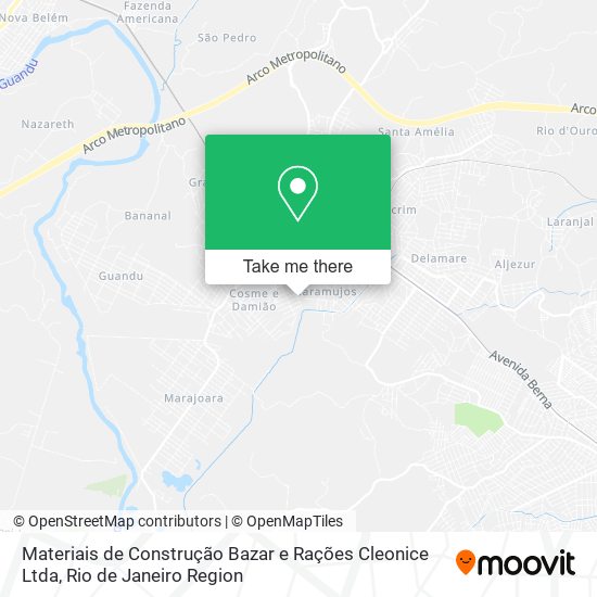 Materiais de Construção Bazar e Rações Cleonice Ltda map
