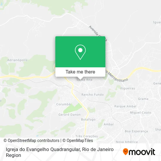 Igreja do Evangelho Quadrangular map