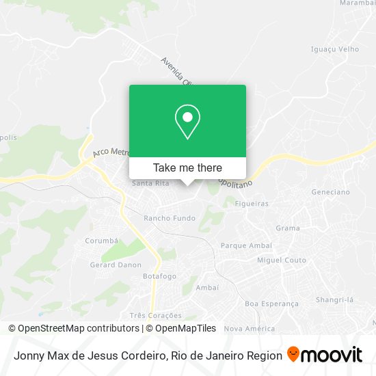 Jonny Max de Jesus Cordeiro map