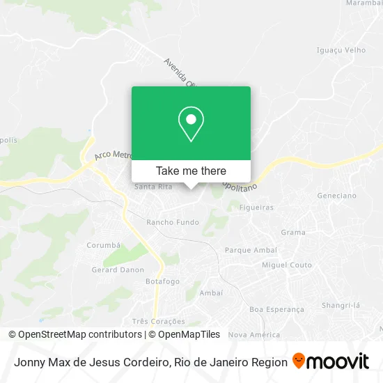 Jonny Max de Jesus Cordeiro map