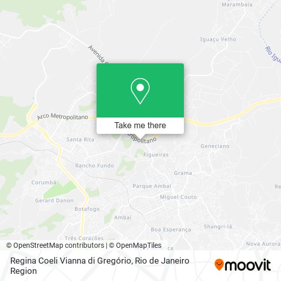 Regina Coeli Vianna di Gregório map