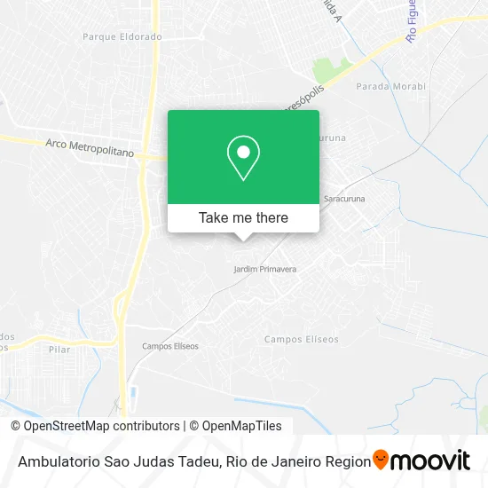 Ambulatorio Sao Judas Tadeu map