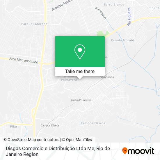 Disgas Comércio e Distribuição Ltda Me map