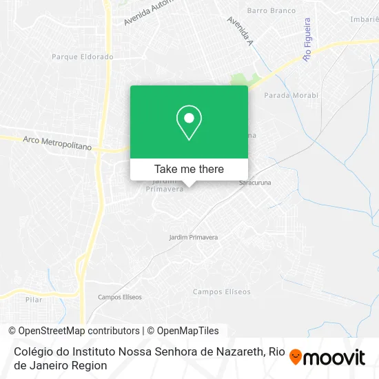 Colégio do Instituto Nossa Senhora de Nazareth map