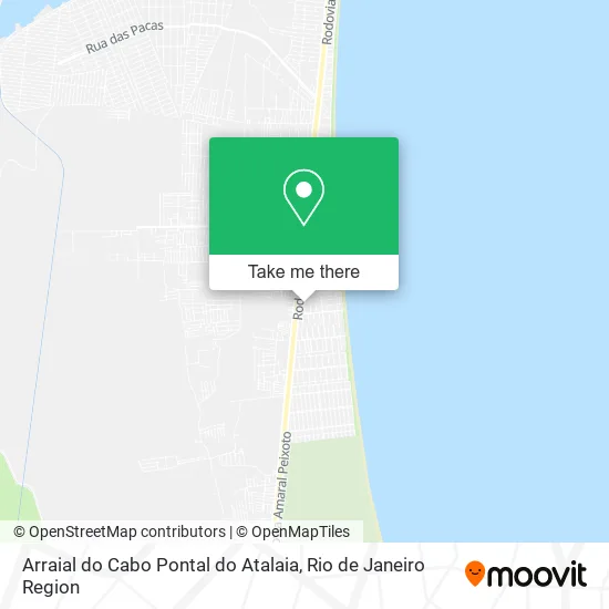 Arraial do Cabo Pontal do Atalaia map