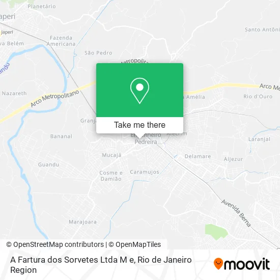 A Fartura dos Sorvetes Ltda M e map