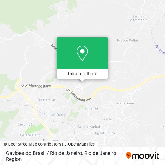 Gavioes do Brasil / Rio de Janeiro map