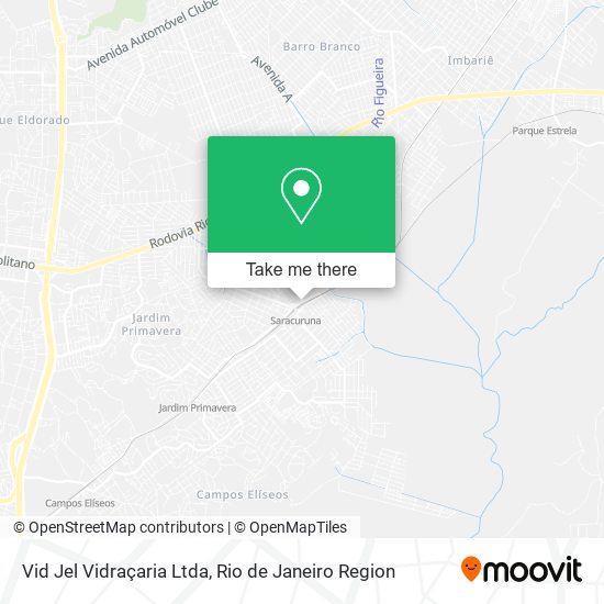 Vid Jel Vidraçaria Ltda map