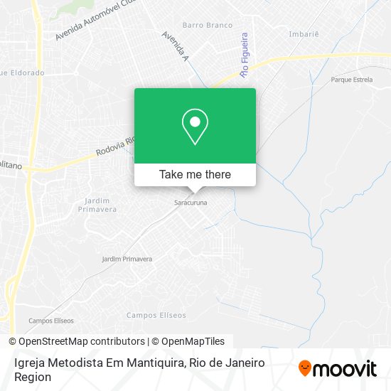 Igreja Metodista Em Mantiquira map