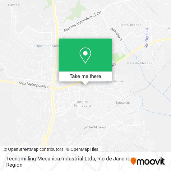 Tecnomilling Mecanica Industrial Ltda map