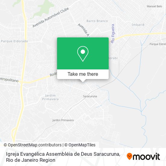 Igreja Evangélica Assembléia de Deus Saracuruna map