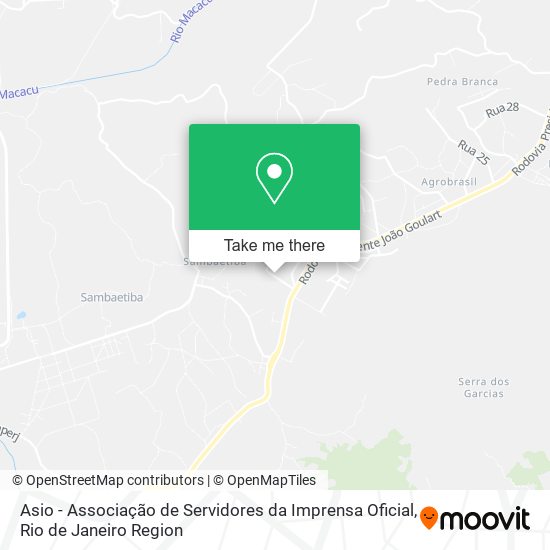 Asio - Associação de Servidores da Imprensa Oficial map