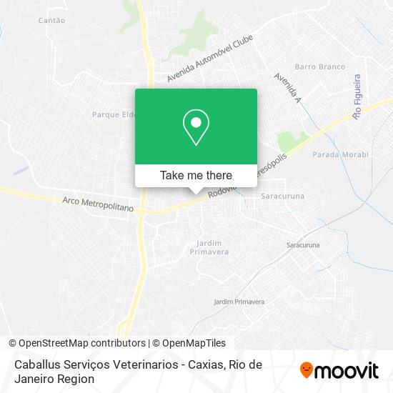 Mapa Caballus Serviços Veterinarios - Caxias