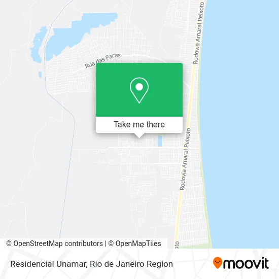 Residencial Unamar map